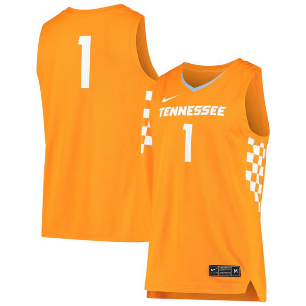 Men's Tennessee Volunteers Custom Orange Basketball Jersey